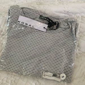 Koral Kruppo Netz Crop Top Agate